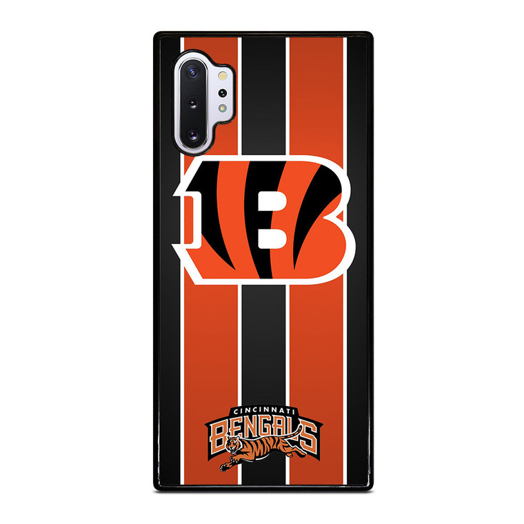 CINCINNATI BENGALS STRIPE Samsung Galaxy Note 10 Plus Case Cover
