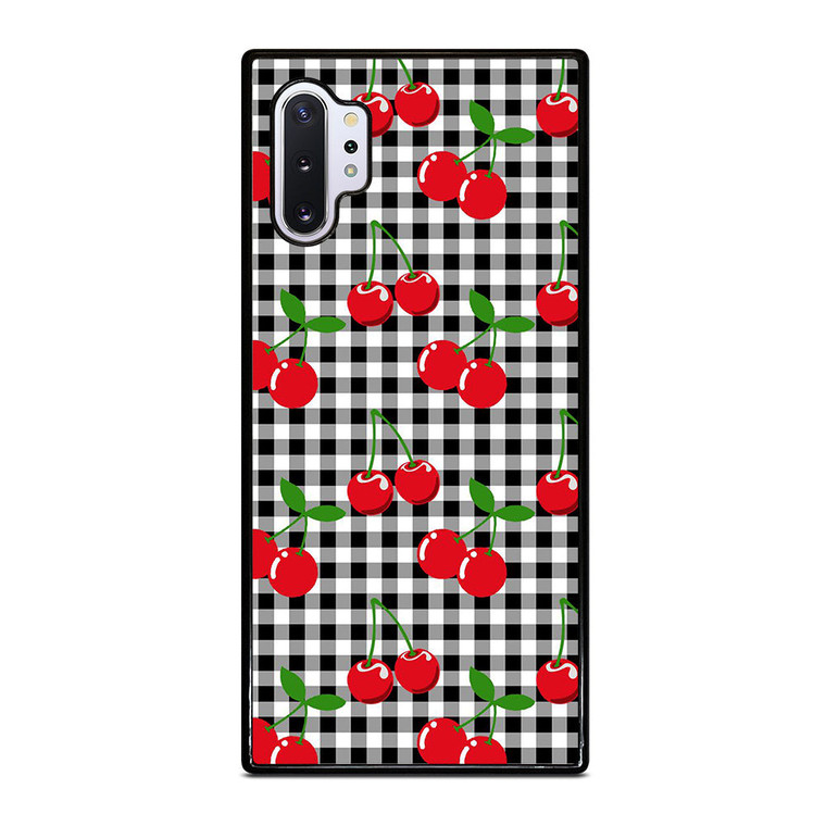 CHECKED CHERRY Samsung Galaxy Note 10 Plus Case Cover
