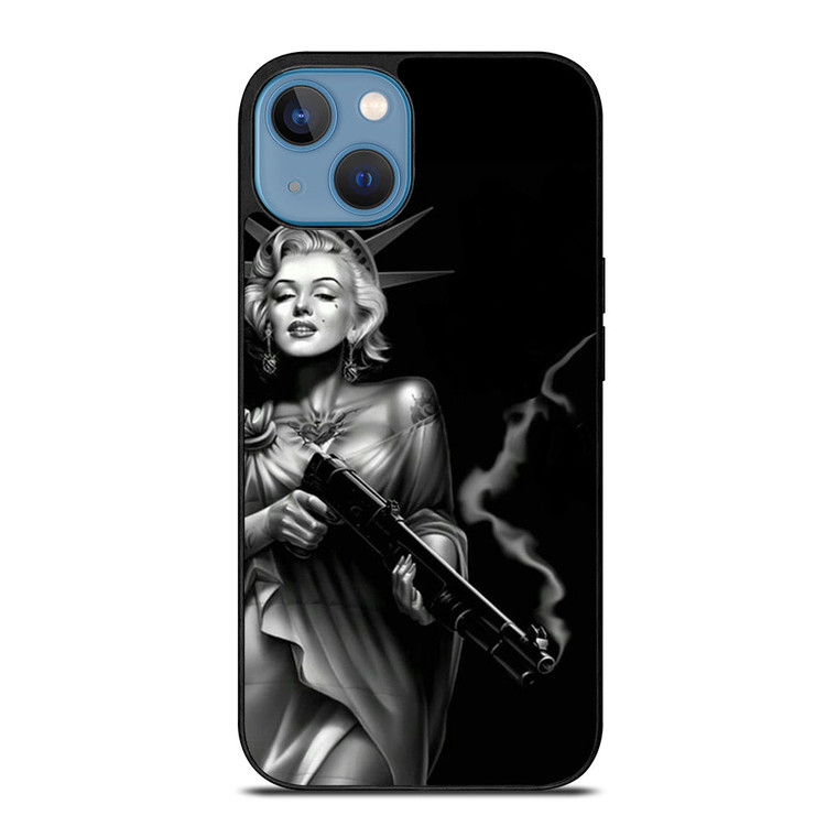 MARILYN MONROE FIRE iPhone 13 Case Cover