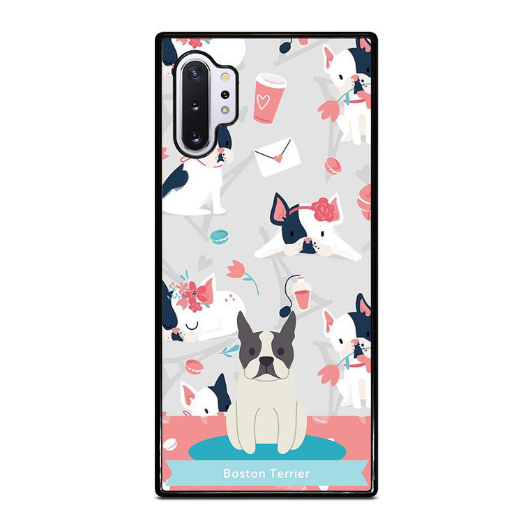 BOSTON TERRIER DOG 1 Samsung Galaxy Note 10 Plus Case Cover