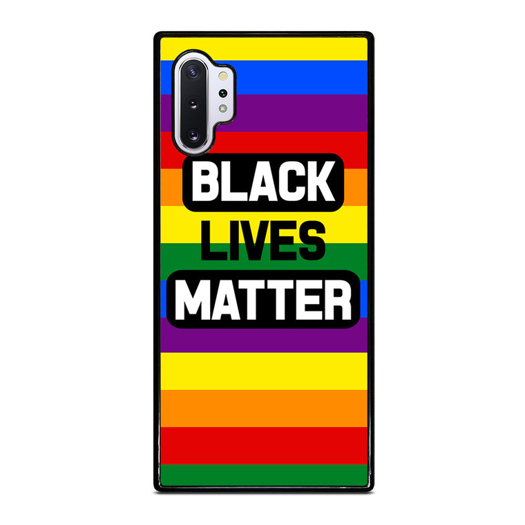 BLACK LIVES MATTER RAINBOW Samsung Galaxy Note 10 Plus Case Cover