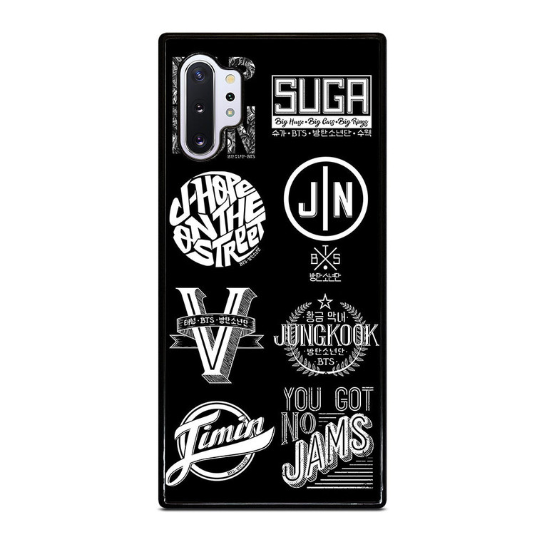 BANGTAN BOYS BTS KPOP LOGO Samsung Galaxy Note 10 Plus Case Cover