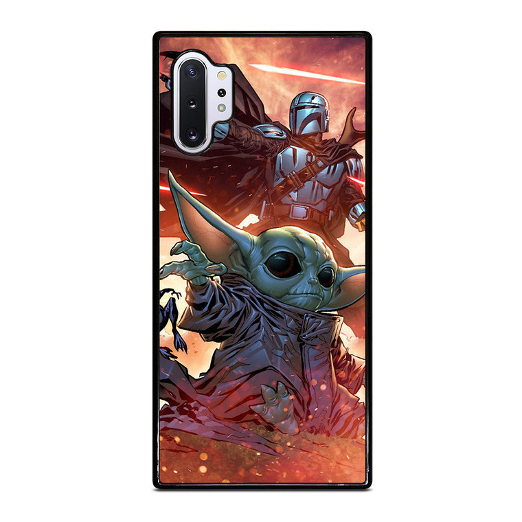 BABY YODA AND THE MANDALORIAN 2 Samsung Galaxy Note 10 Plus Case Cover