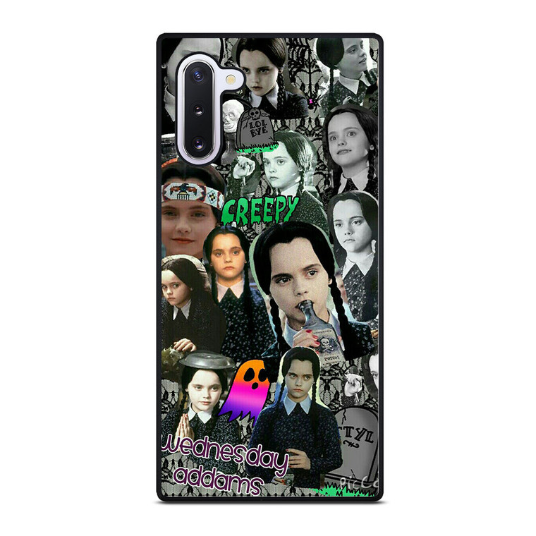 WEDNESDAY ADDAMS COLLAGE Samsung Galaxy Note 10 Case Cover