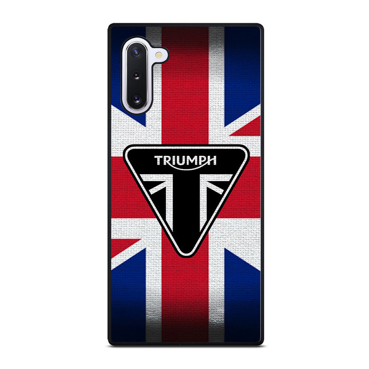 TRIUMPH MOTORCYCLE FLAG LOGO Samsung Galaxy Note 10 Case Cover