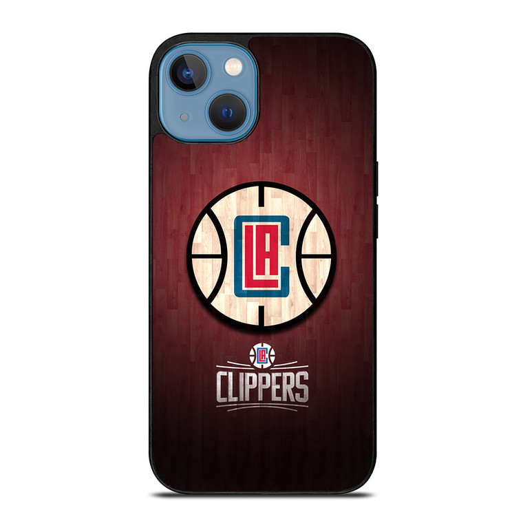 LOS ANGELES CLIPPERS WOODEN LOGO iPhone 13 Case Cover