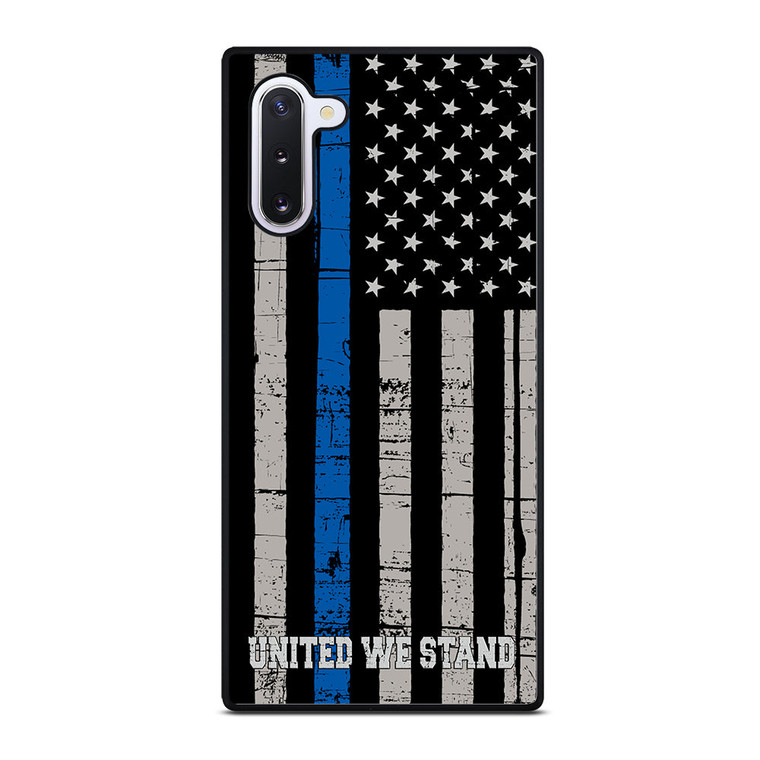 THIN BLUE LINE WE STAND Samsung Galaxy Note 10 Case Cover