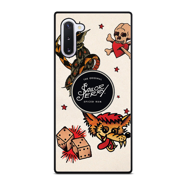SAILOR JERRY TATTOO LOGO Samsung Galaxy Note 10 Case Cover