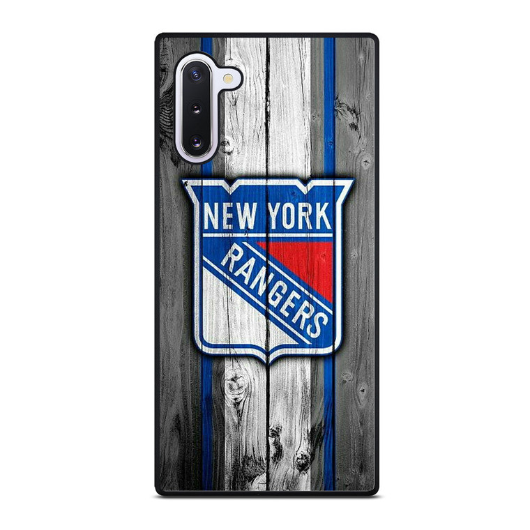 NEW YORK RANGERS WOODEN Samsung Galaxy Note 10 Case Cover