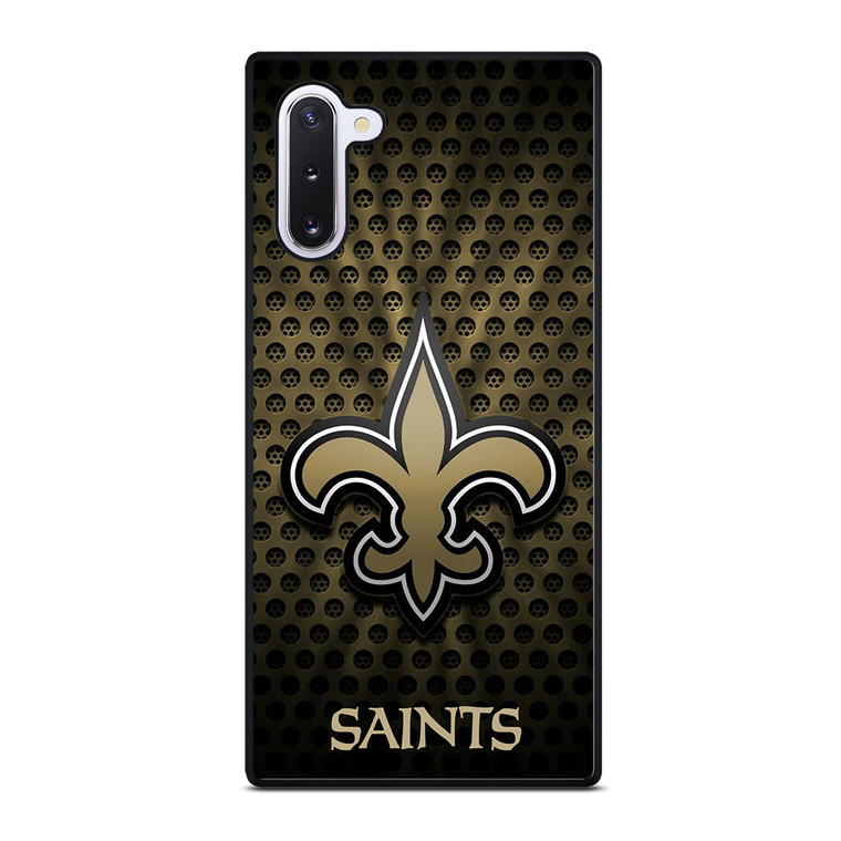 NEW ORLEANS SAINTS METAL Samsung Galaxy Note 10 Case Cover