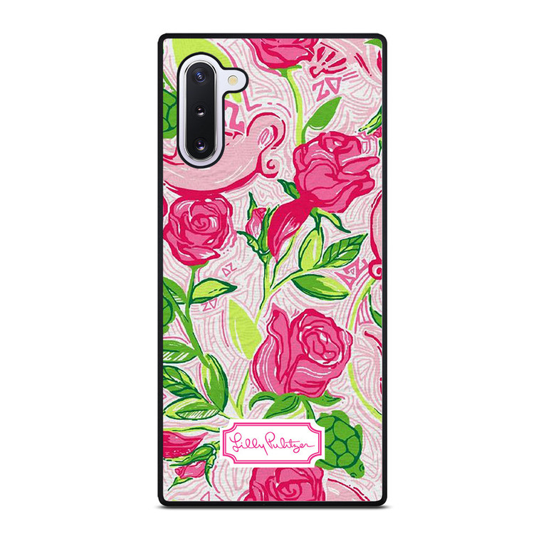 LILLY PULITZER PINK FLOWERS Samsung Galaxy Note 10 Case Cover