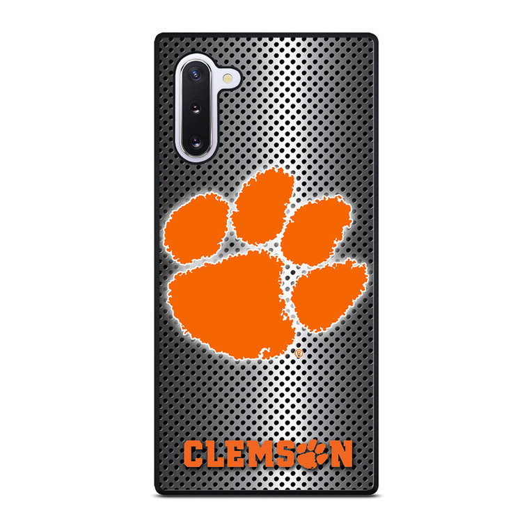 CLEMSON TIGERS METAL Samsung Galaxy Note 10 Case Cover