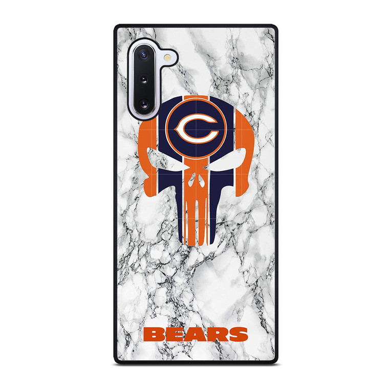 CHICAGO BEARS PUNISHER SKULL Samsung Galaxy Note 10 Case Cover