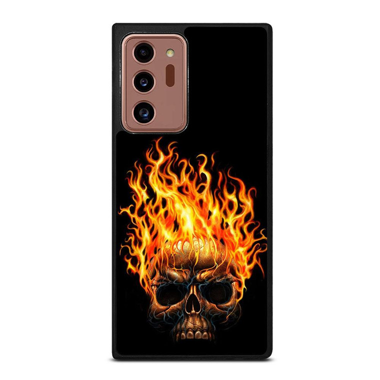 BIKER SKULL FLAMING Samsung Galaxy Note 20 Ultra Case Cover