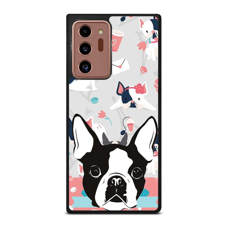 BOSTON TERRIER DOG 3 Samsung Galaxy Note 20 Ultra Case Cover