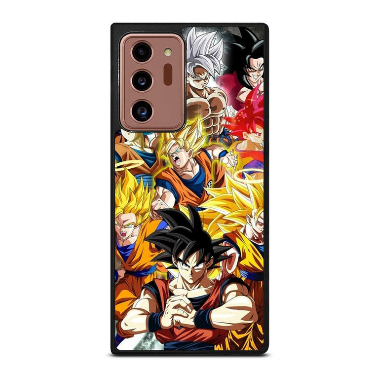 GOKU DRAGON BALL ALL SUPER SAIYAN Samsung Galaxy Note 20 Ultra Case Cover