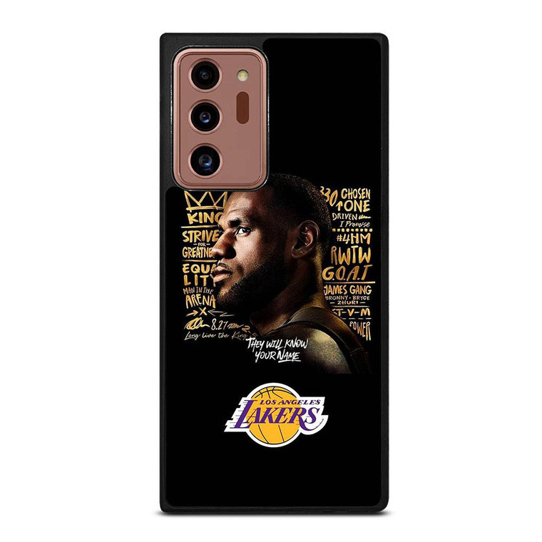LEBRON JAMES WORD Samsung Galaxy Note 20 Ultra Case Cover