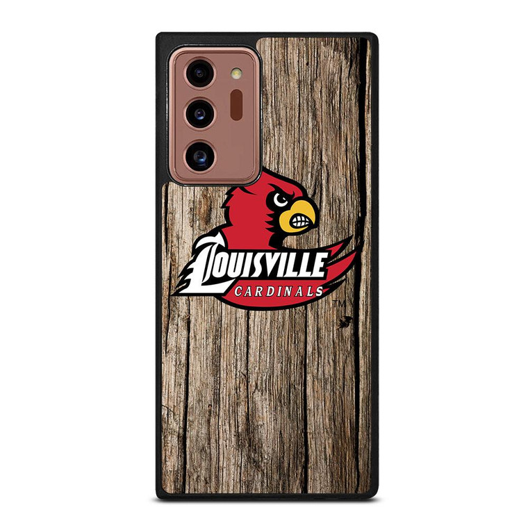 LOUISVILLE CARDINALS WOODEN Samsung Galaxy Note 20 Ultra Case Cover