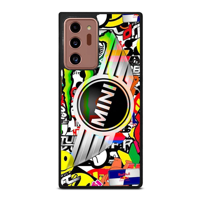 MINI COOPER STICKER BOMB Samsung Galaxy Note 20 Ultra Case Cover