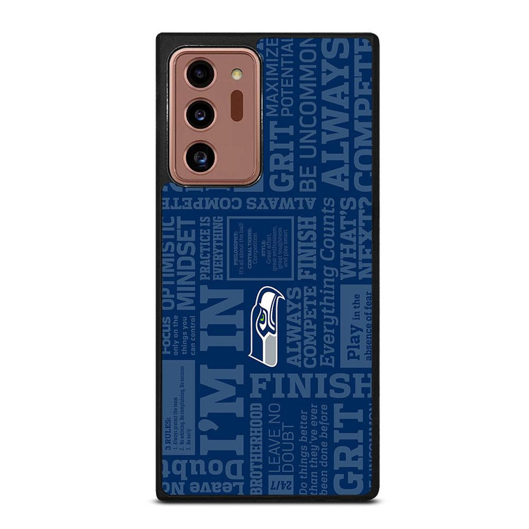 SEATTLE SEAHAWKS MANTRA Samsung Galaxy Note 20 Ultra Case Cover