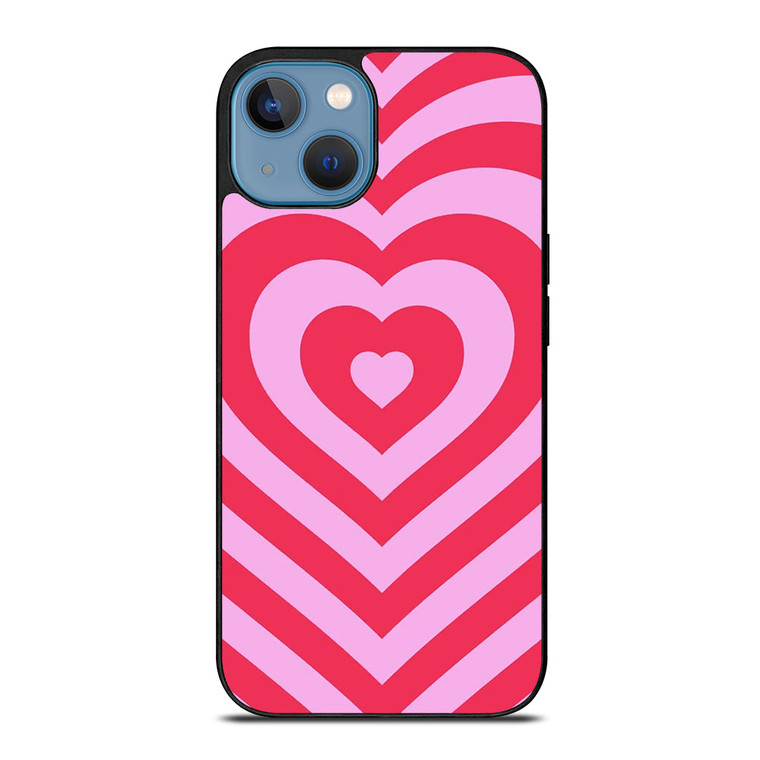 HEARTS PINK iPhone 13 Case Cover