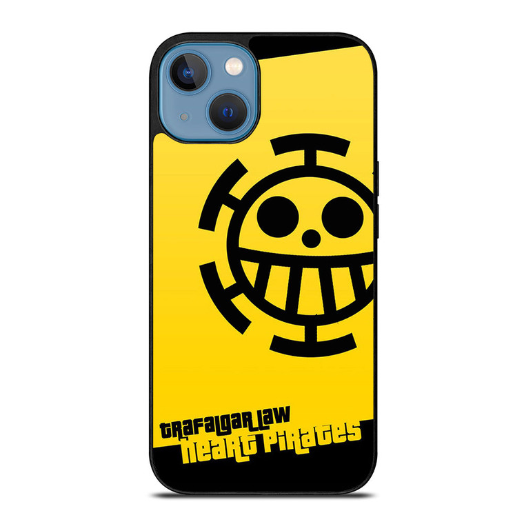 HEART PIRATES TRAFALGAR LAW ONE PIECE iPhone 13 Case Cover