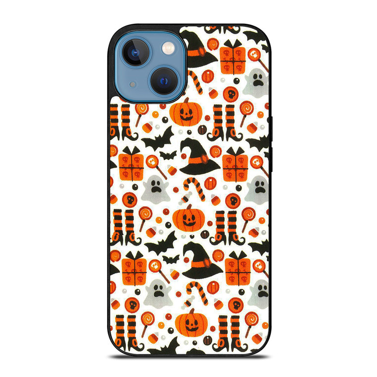 HALLOWEEN WITCH PUMPKIN PATTERN iPhone 13 Case Cover