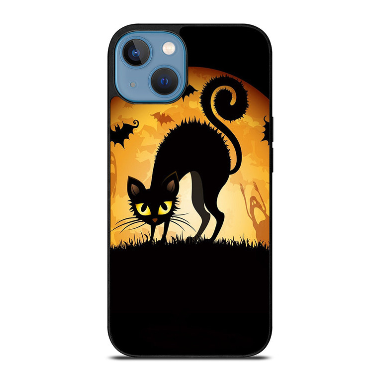 HALLOWEEN CAT iPhone 13 Case Cover