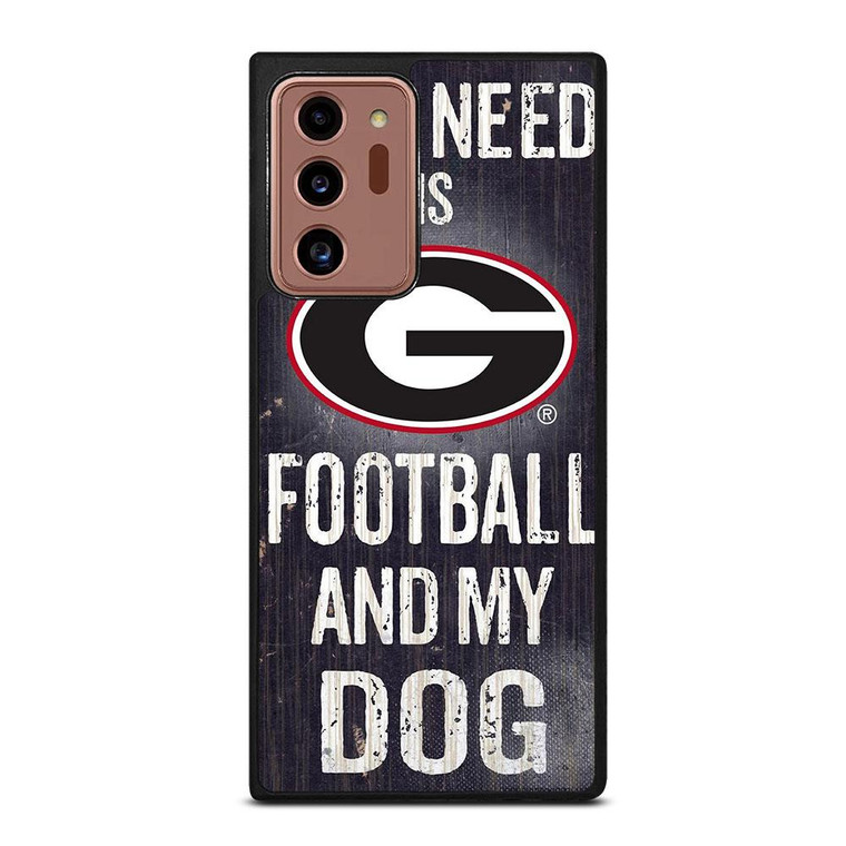 UNIVERSITY GEORGIA BULLDOGS 5 Samsung Galaxy Note 20 Ultra Case Cover