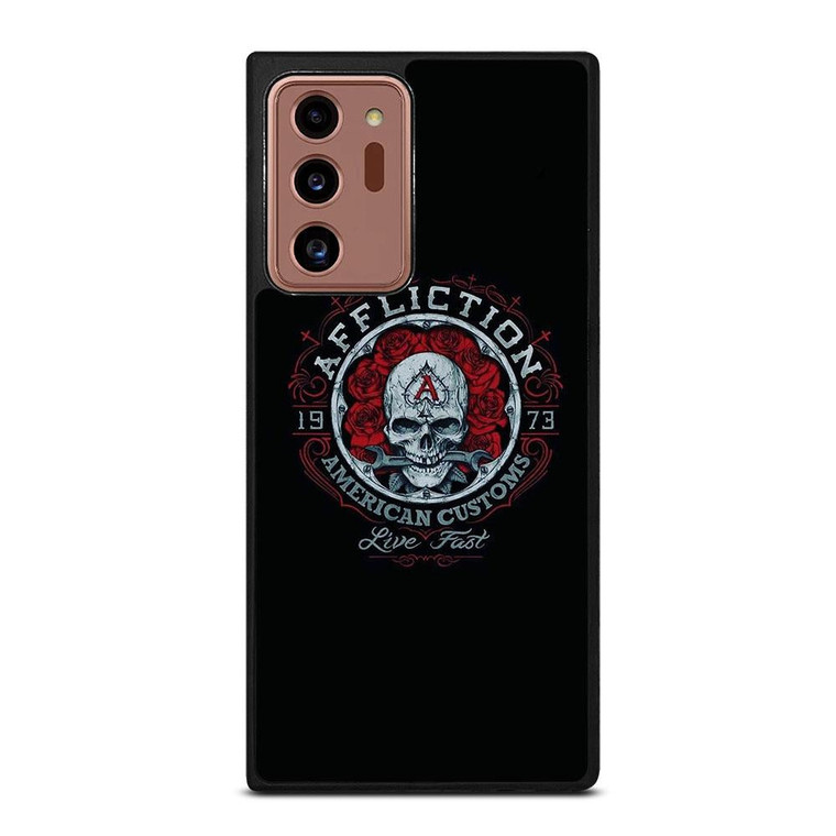 AFFLICTION SKULL ROSE Samsung Galaxy Note 20 Ultra Case Cover