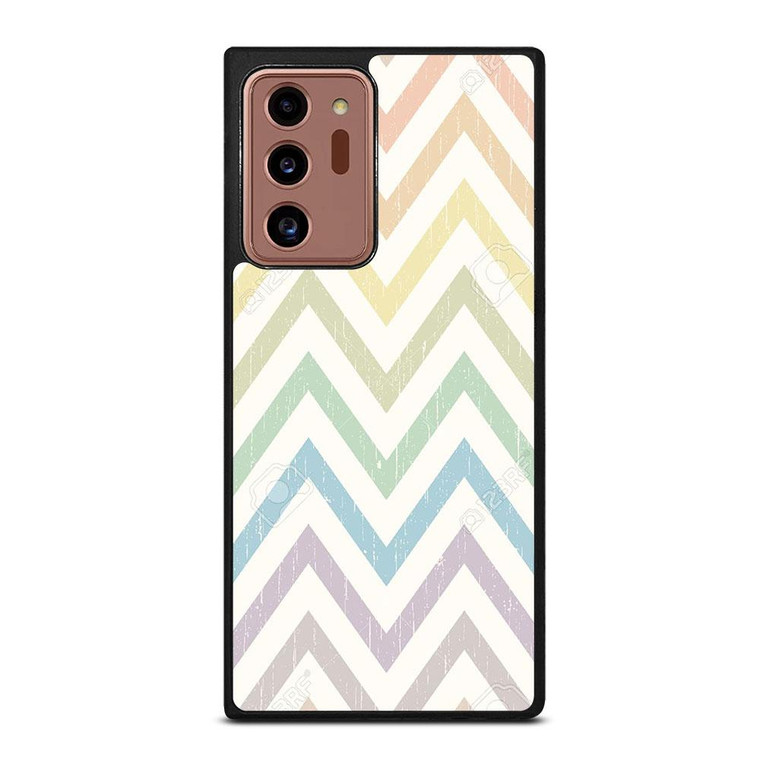 CHEVRON PATTERN RAINBOW COLOR Samsung Galaxy Note 20 Ultra Case Cover