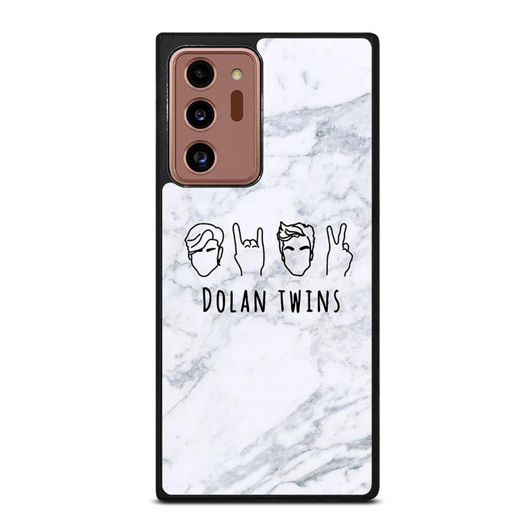 DOLAN TWINS MARBLE LOGO Samsung Galaxy Note 20 Ultra Case Cover