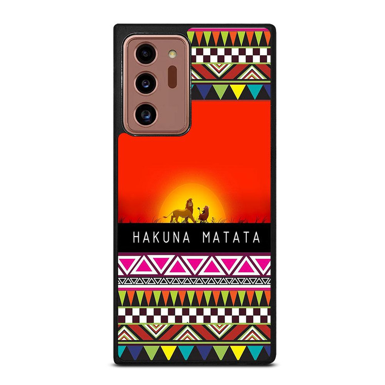 HAKUNA MATATA LION KING AZTEC 2 Samsung Galaxy Note 20 Ultra Case Cover