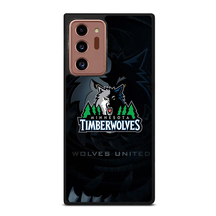 MINNESOTA TIMBERWOLVES ICON Samsung Galaxy Note 20 Ultra Case Cover