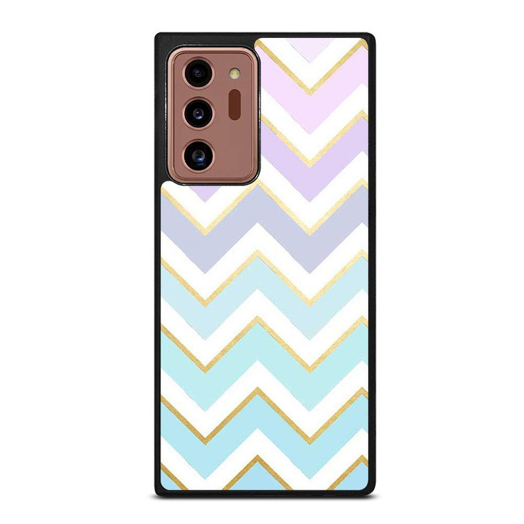 OMBRE PASTEL CHEVRON PATTERN Samsung Galaxy Note 20 Ultra Case Cover