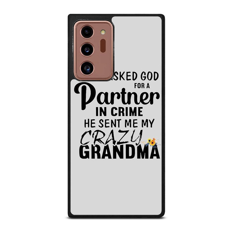 PARTNER IN CRIME GRANDMA 1 Samsung Galaxy Note 20 Ultra Case Cover