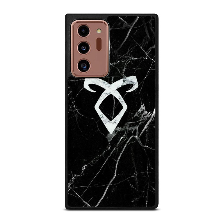 SHADOWHUNTER ANGELIC MARBLE LOGO Samsung Galaxy Note 20 Ultra Case Cover