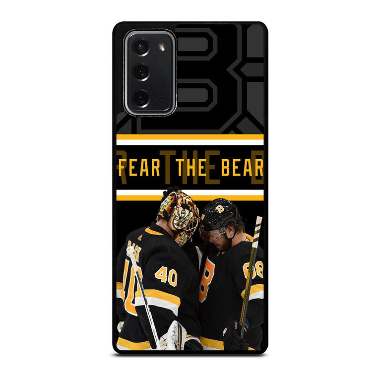 BOSTON BRUINS FEAR THE BEAR Samsung Galaxy Note 20 Case Cover