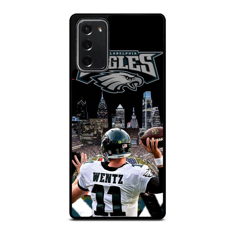 CARSON WENTZ EAGLES 1 Samsung Galaxy Note 20 Case Cover