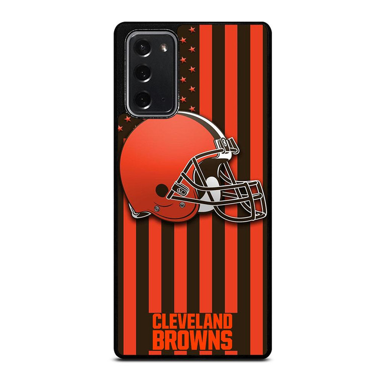 CLEVELAND BROWNS AMERICAN Samsung Galaxy Note 20 Case Cover