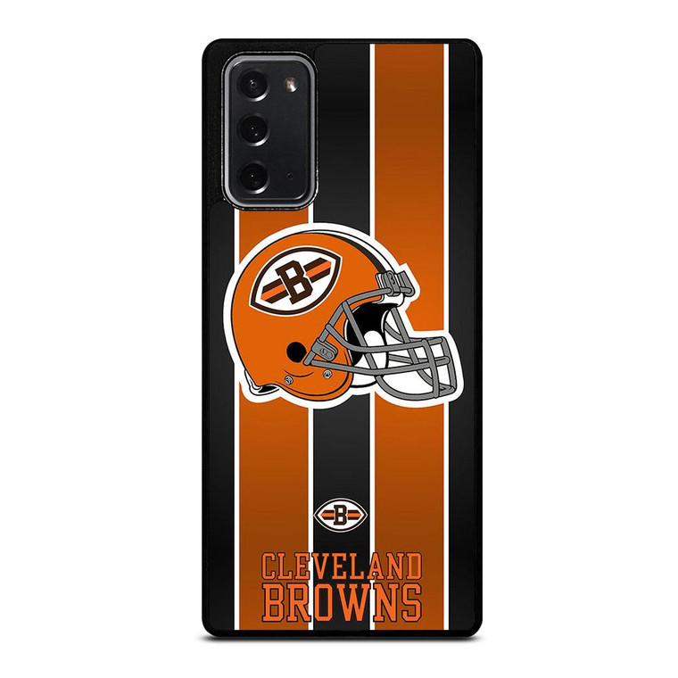 CLEVELAND BROWNS Samsung Galaxy Note 20 Case Cover CLEVELAND BROWNS Samsung Galaxy Note 20 Case Cover