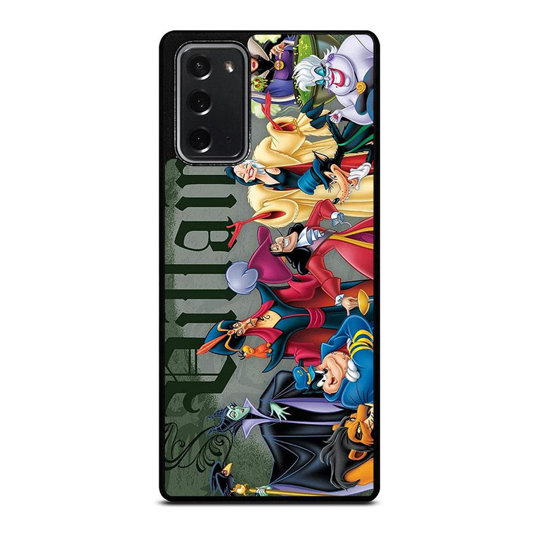 DISNEY VILLAINS CHARACTER Samsung Galaxy Note 20 Case Cover