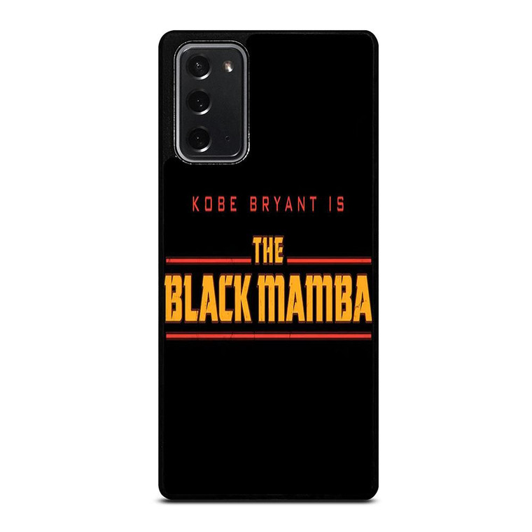 KOBE BRYANT THE BLACK MAMBA 2 Samsung Galaxy Note 20 Case Cover