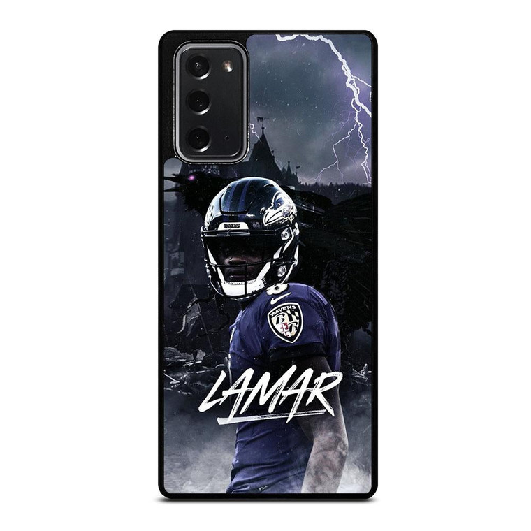 LAMAR JACKSON 1 Samsung Galaxy Note 20 Case Cover