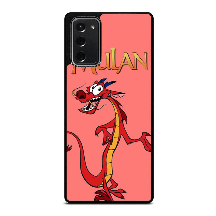 MUSHU MULAN DISNEY 1 Samsung Galaxy Note 20 Case Cover