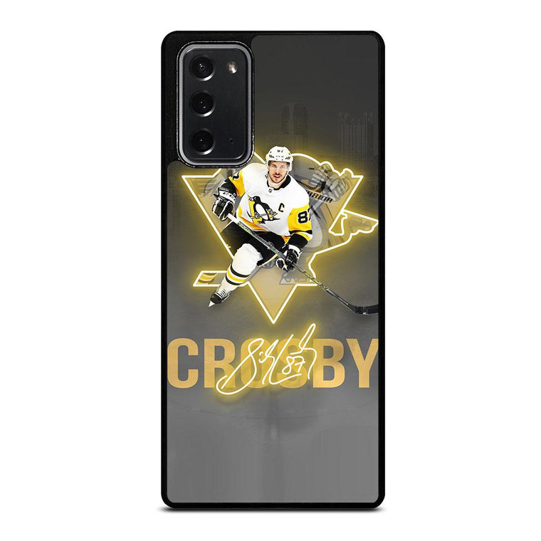 PITTSBURGH PENGUINS SIDNEY CROSBY SIGNATURE Samsung Galaxy Note 20 Case Cover