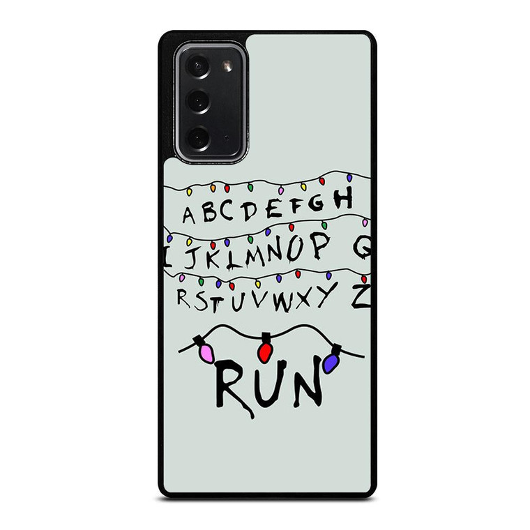 RUN STRANGER LIGHTS Samsung Galaxy Note 20 Case Cover