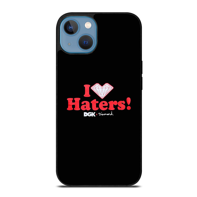 DGK I LOVE HATERS LOGO iPhone 13 Case Cover
