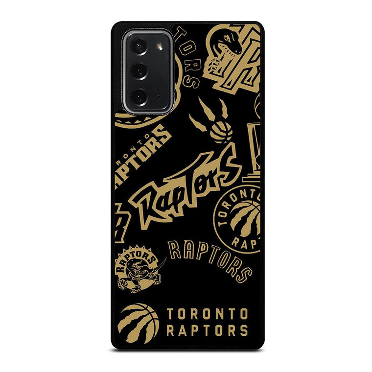 TORONTO RAPTORS LOGO COLLAGE Samsung Galaxy Note 20 Case Cover