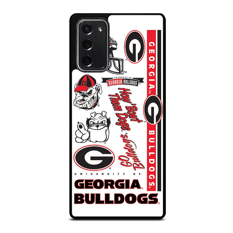 UGA GEORGIA BULLDOGS COLLAGE Samsung Galaxy Note 20 Case Cover